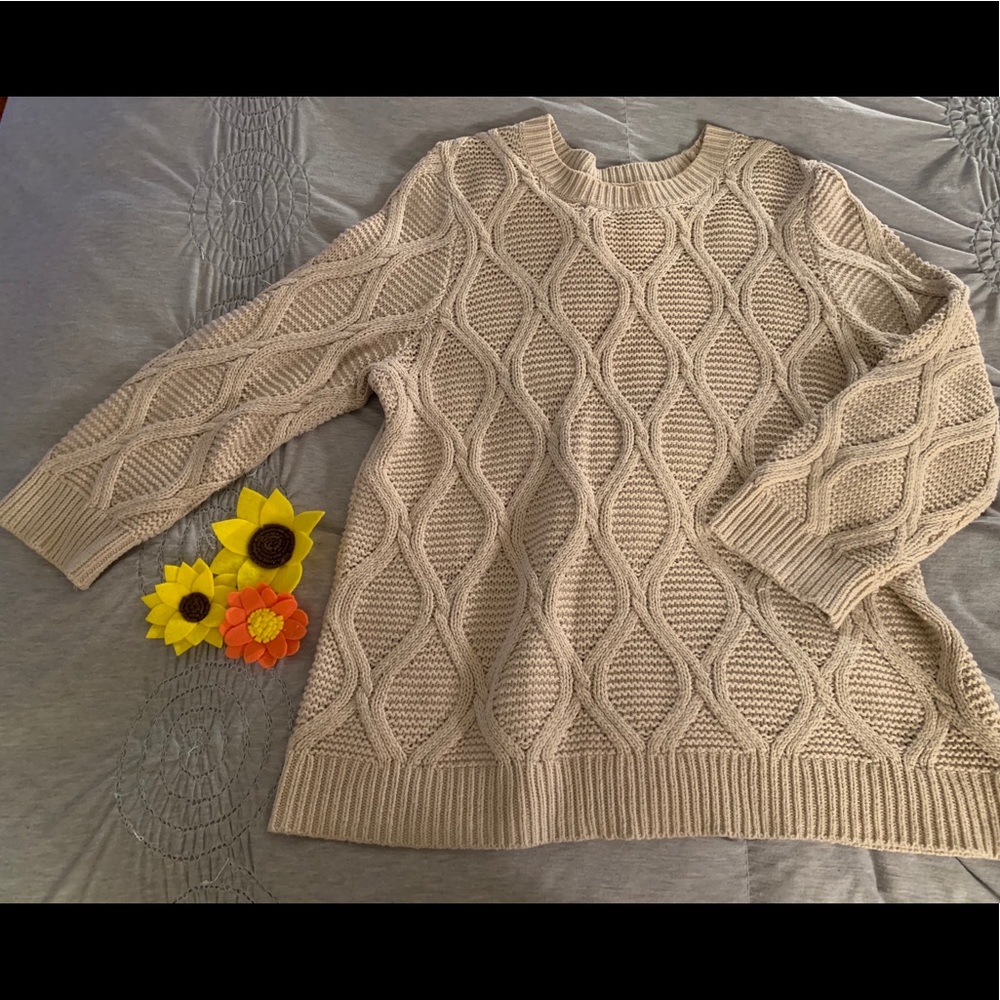 Tan Old Navy Sweater